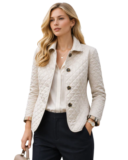 Women’s Quilted Button Jacket