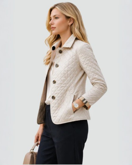 Women’s Quilted Button Jacket