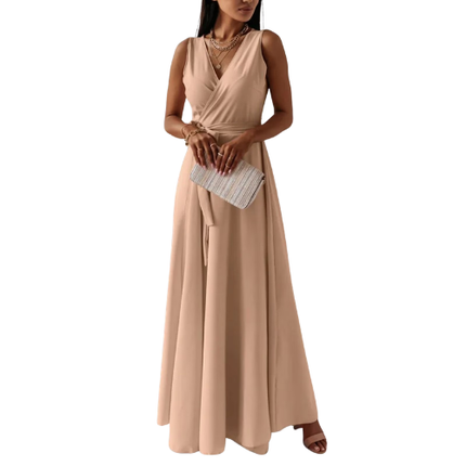 Women’s Wrap Tie Maxi Dress