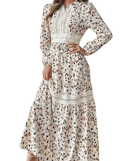 Women’s Abstract Speckled Maxi Dress