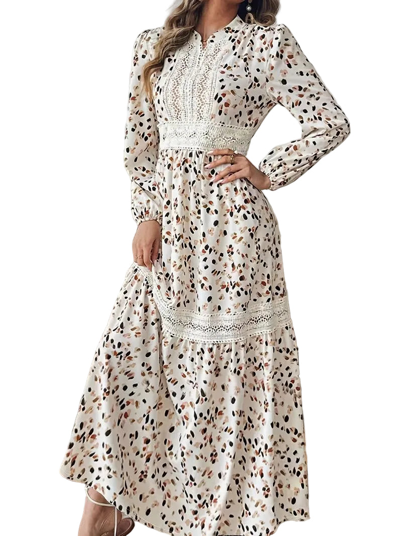 Women’s Abstract Speckled Maxi Dress