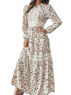 Women’s Abstract Speckled Maxi Dress