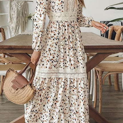 Women’s Abstract Speckled Maxi Dress