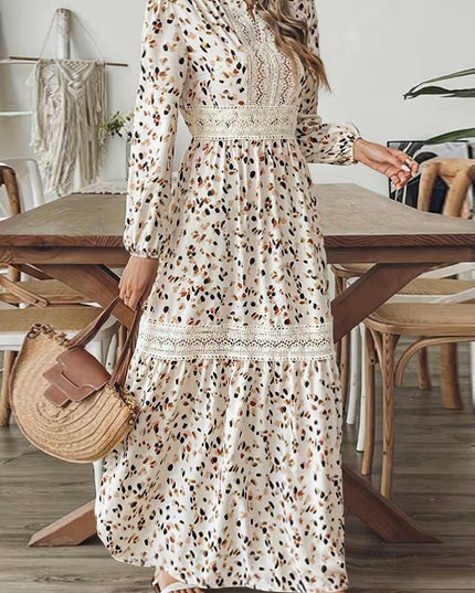 Women’s Abstract Speckled Maxi Dress
