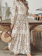 Women’s Abstract Speckled Maxi Dress