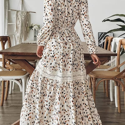 Women’s Abstract Speckled Maxi Dress