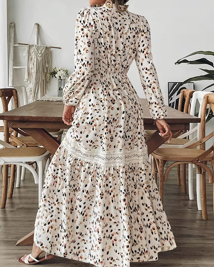 Women’s Abstract Speckled Maxi Dress