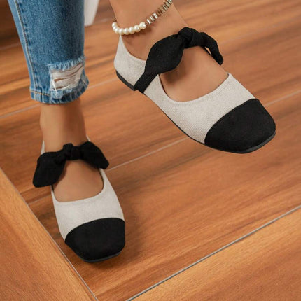 Women’s Bow Detail Pointed Toe Mule Shoes