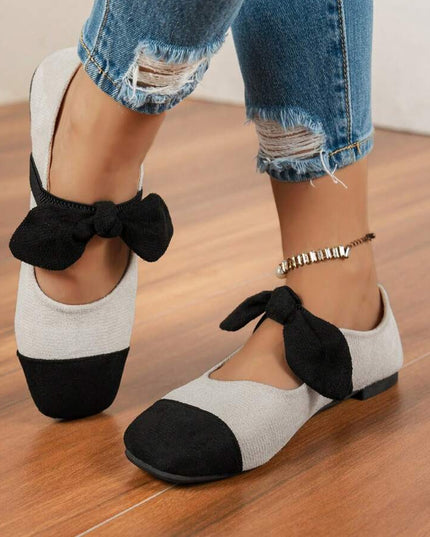 Women’s Bow Detail Pointed Toe Mule Shoes