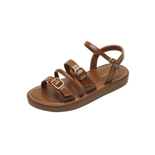 Women’s Buckle Strap Flat Sandals