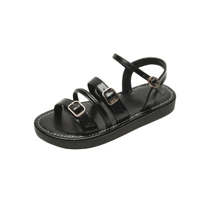 Women’s Buckle Strap Flat Sandals