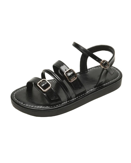 Women’s Buckle Strap Flat Sandals
