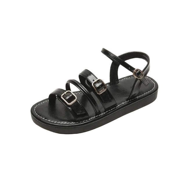 Women’s Buckle Strap Flat Sandals