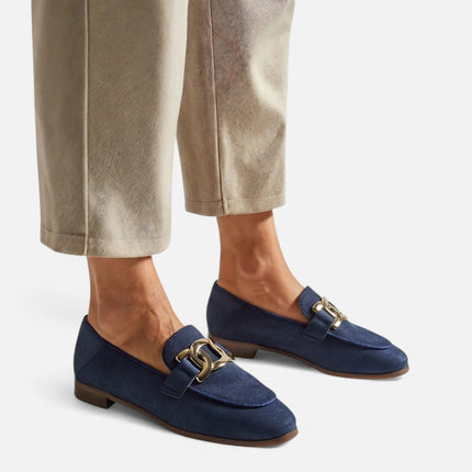 Women’s Buckle Strap Loafers