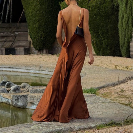 Women’s Cowl Neck Maxi Dress