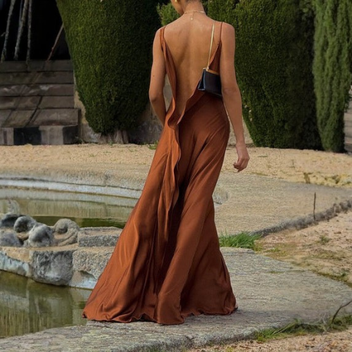 Women’s Cowl Neck Maxi Dress