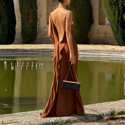 Women’s Cowl Neck Maxi Dress