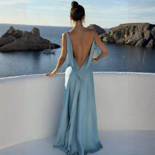 Women’s Cowl Neck Maxi Dress