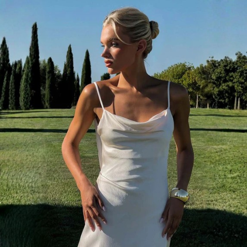 Women’s Cowl Neck Maxi Dress