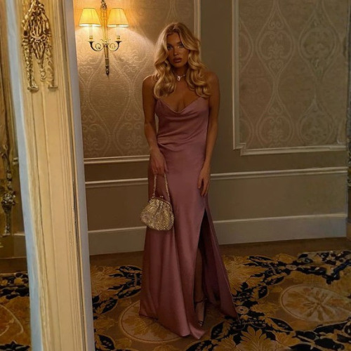 Women’s Cowl Neck Maxi Dress