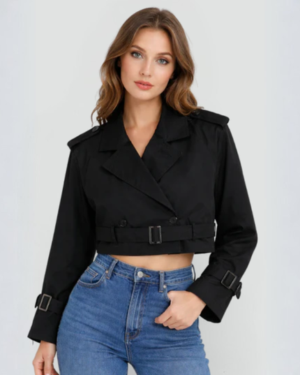 Women’s Cropped Trench Jacket