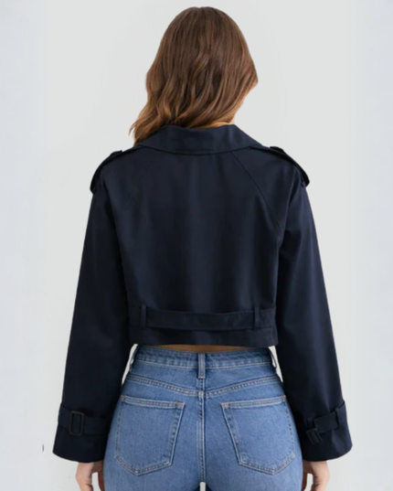 Women’s Cropped Trench Jacket