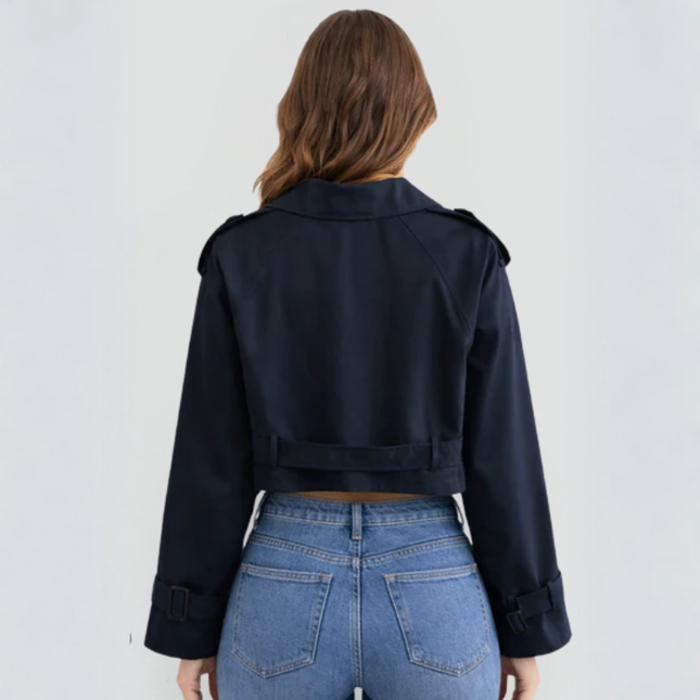 Women’s Cropped Trench Jacket