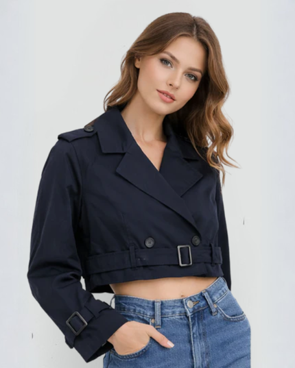 Women’s Cropped Trench Jacket