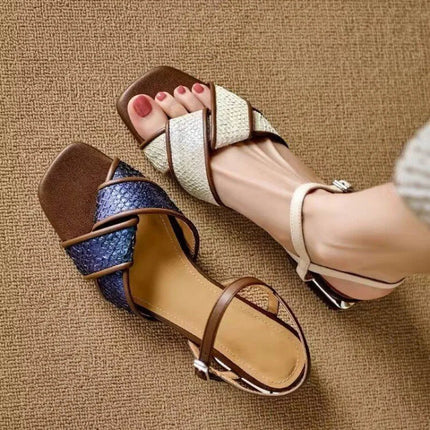Women’s Cross Strap Flat Sandals