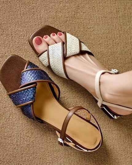 Women’s Cross Strap Flat Sandals
