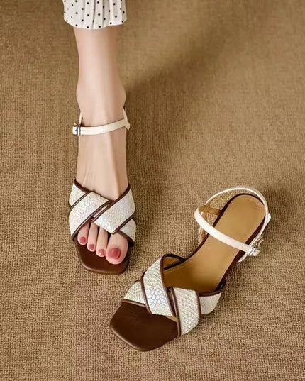Women’s Cross Strap Flat Sandals