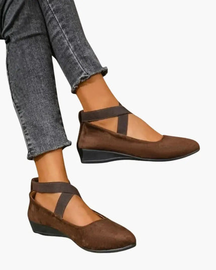 Women’s Cross Strap Flat Shoes