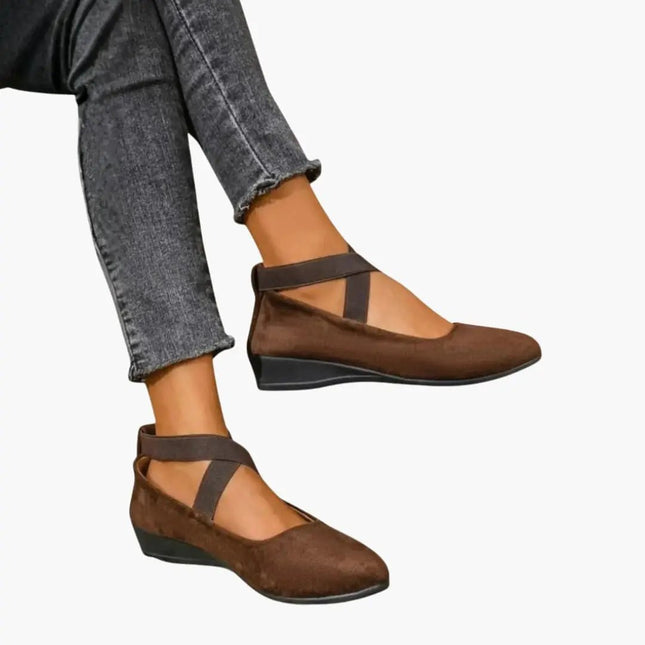Women’s Cross Strap Flat Shoes
