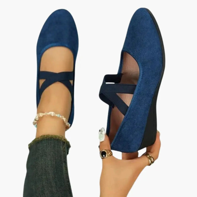 Women’s Cross Strap Flat Shoes
