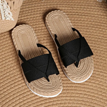 Women’s Cross Strap Slide Sandals