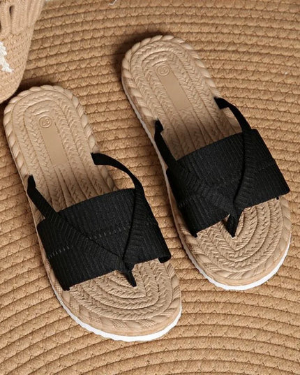 Women’s Cross Strap Slide Sandals