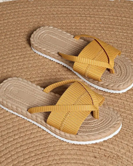 Women’s Cross Strap Slide Sandals