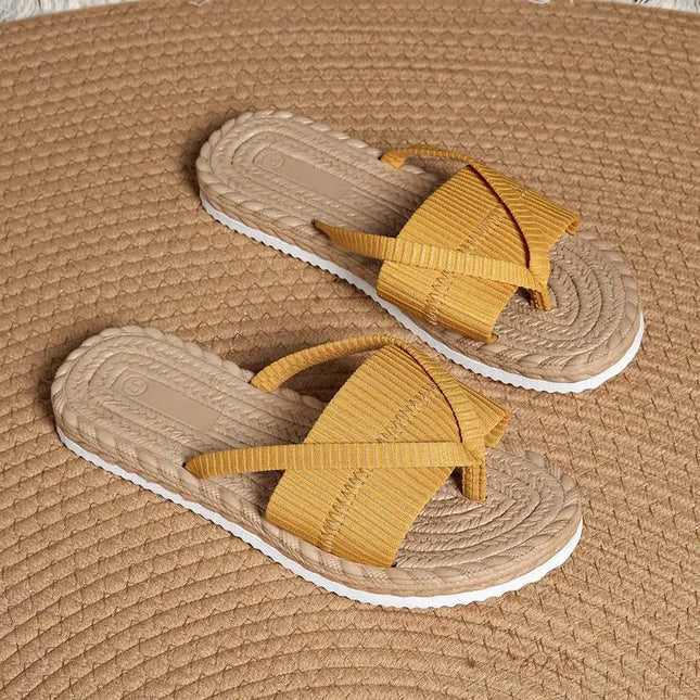 Women’s Cross Strap Slide Sandals