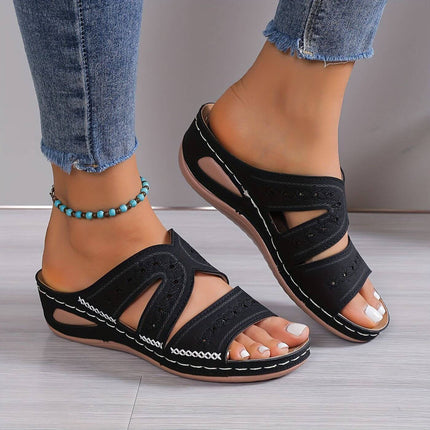 Women’s Cut-Out Slide Sandals