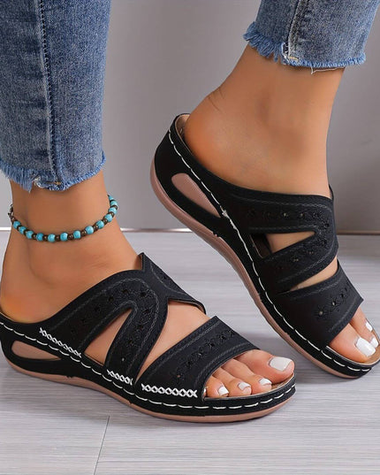 Women’s Cut-Out Slide Sandals