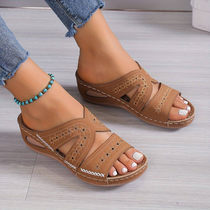 Women’s Cut-Out Slide Sandals