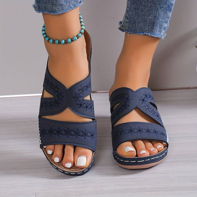 Women’s Cut-Out Slide Sandals