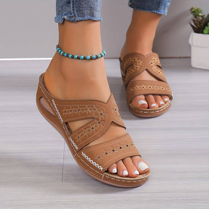 Women’s Cut-Out Slide Sandals