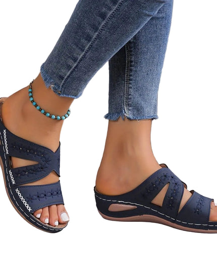Women’s Cut-Out Slide Sandals