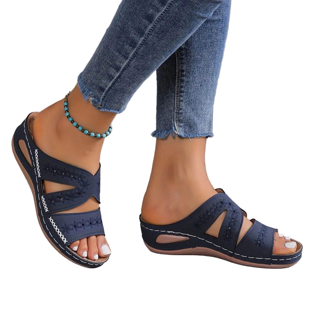 Women’s Cut-Out Slide Sandals