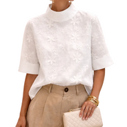 S / White