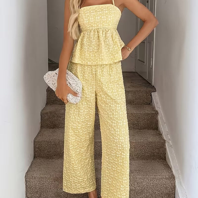 Women’s Floral Two-Piece Set