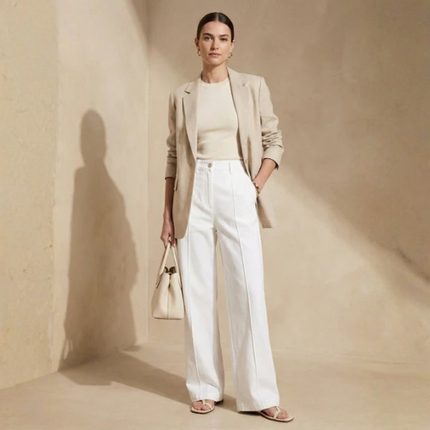 Women’s High-Waist Wide-Leg Trousers