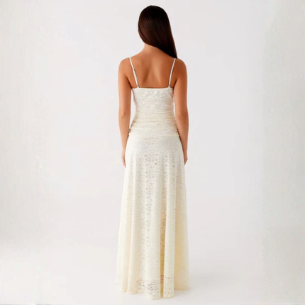 Women’s Lace Bustier Maxi Dress