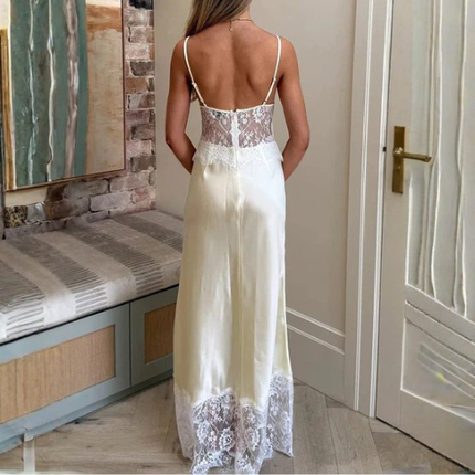 Women’s Lace Slip Maxi Dress
